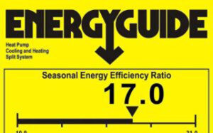 Energy Guide Sticker: Seasonal Energy Efficient Ratio 17